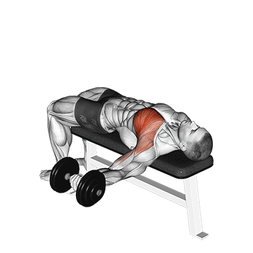 Dumbbell One-Arm Bench Fly