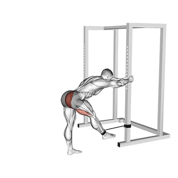 Band Bent over Hip Extension